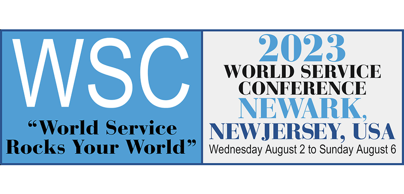 WSC "World Service Rocks Your World" image